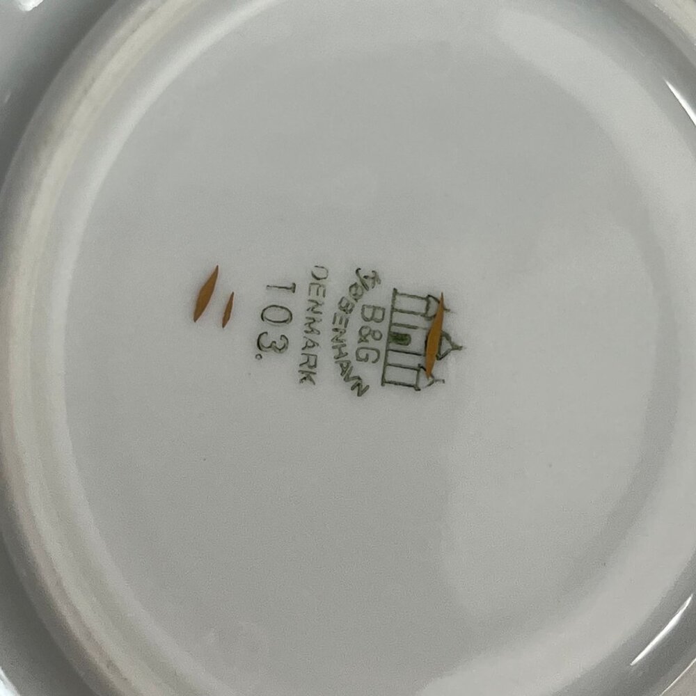 Bing & Grondahl Seagull Tea Cup Set w/ dessert sandwich plate - Picture 7 of 10